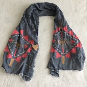 Beautiful lightweight  embroidered scarf
